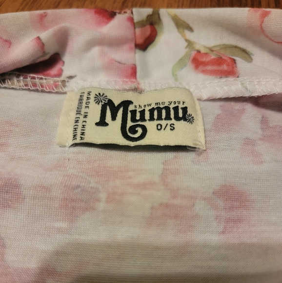 Show Me Your MuMu Floral Robe Open Cardigan - One Size - Picture 2 of 2